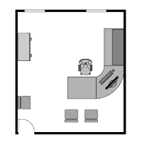 Office Floor Plan 15x17