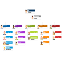 Generic Company Organizational Chart