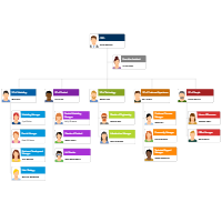 Generic Company Organizational Chart