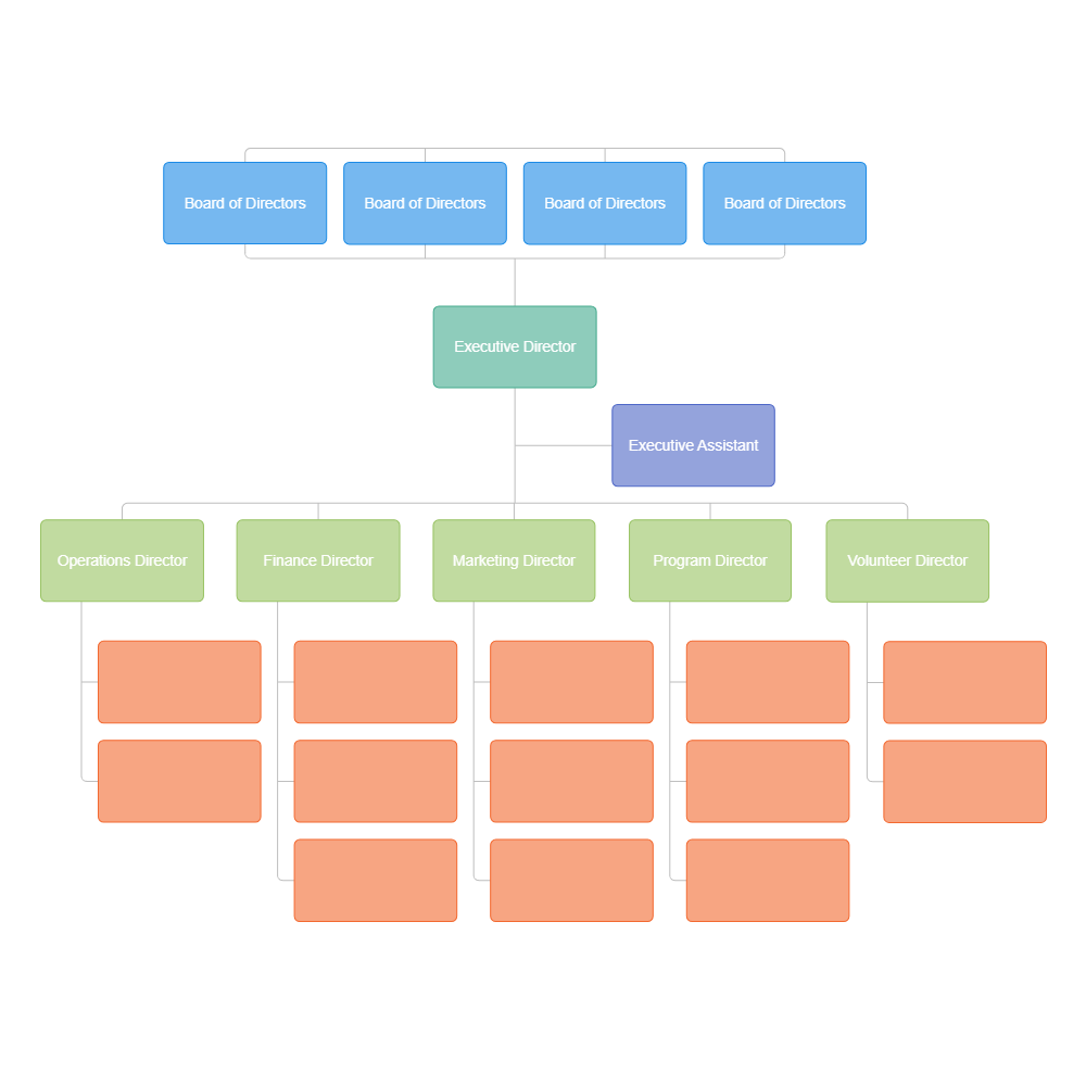 Example Image: Non-Profit Organizational Chart