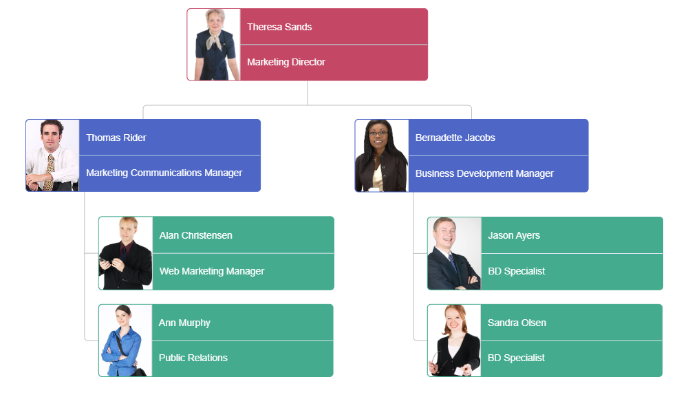 Example Image: Organizational Chart Example