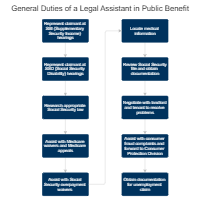 General Duties of a Legal Assistant in Public Benefit