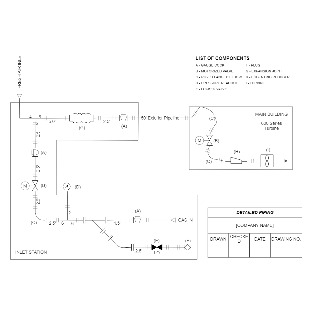 Example Image: Piping Diagram Example