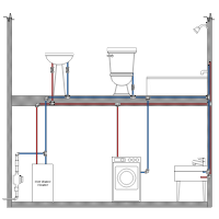 Plumbing Elevation Plan