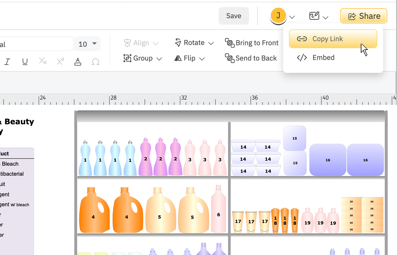 Share your planogram