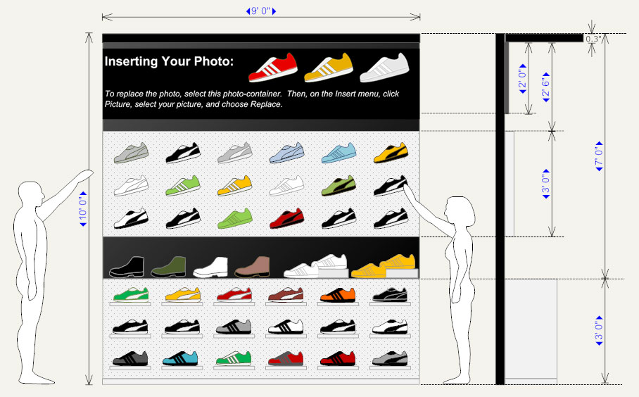 Planogram example