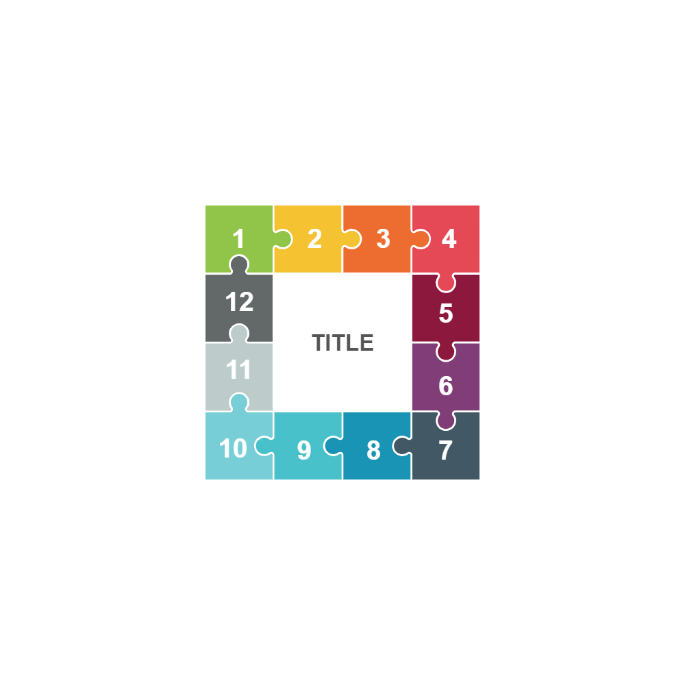 Example Image: Puzzles 23 (Square 12 Pieces)