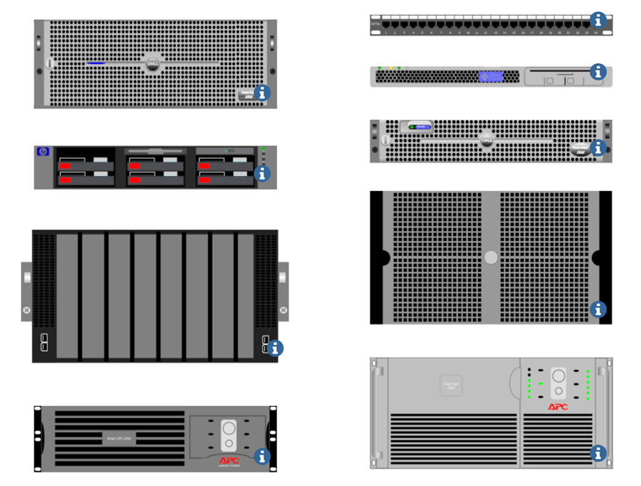 Rack diagram symbols