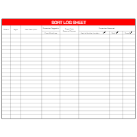 Sort Log Sheet