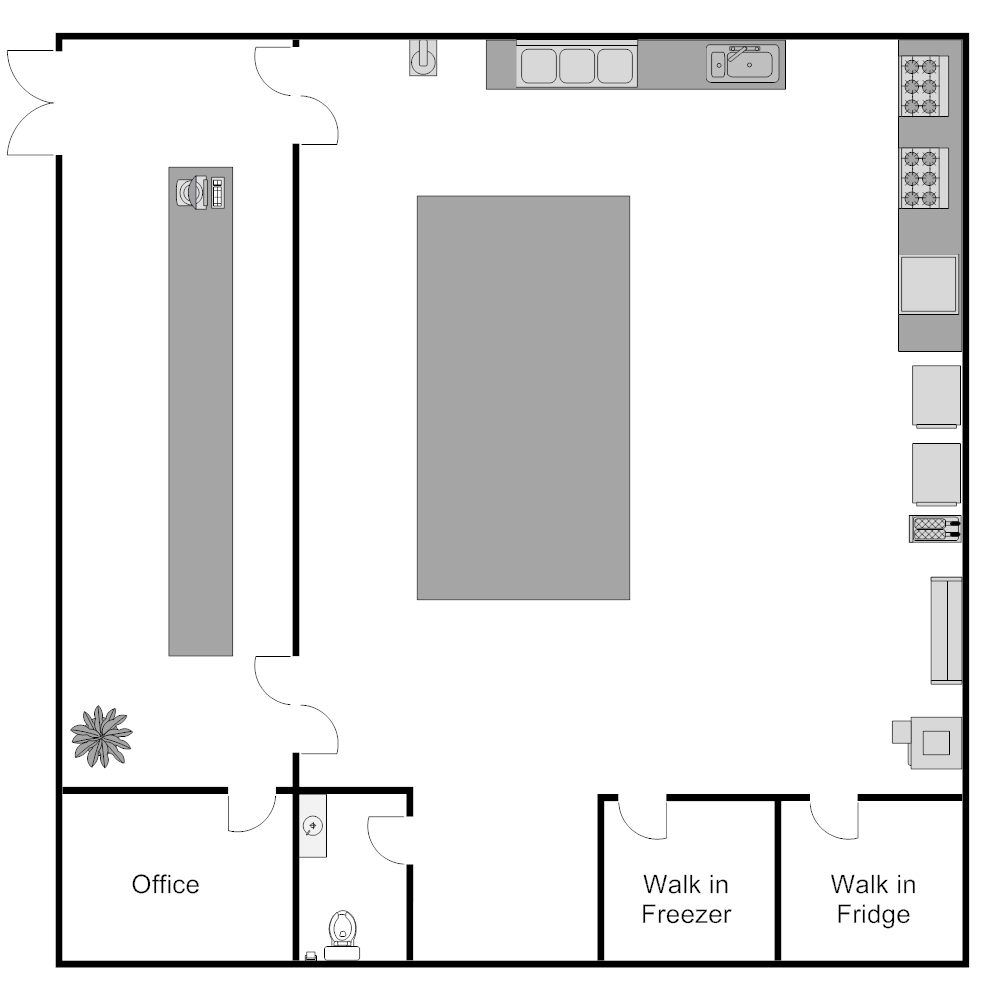 Example Image: Bakery Floor Plan