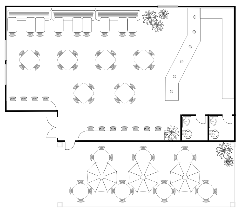 Example Image: Coffee Shop Floor Plan
