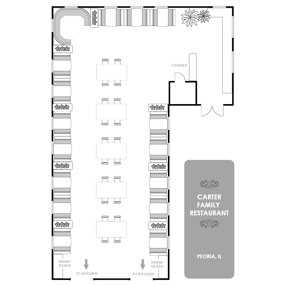 Example Image: Restaurant Floor Plan