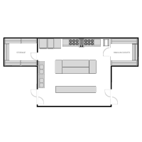Restaurant Kitchen Plan
