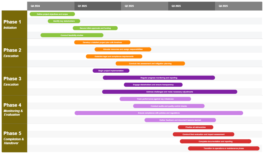 Example Image: Government Project Roadmap