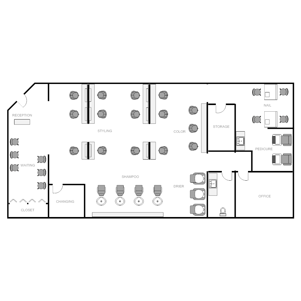 Example Image: Salon Layout