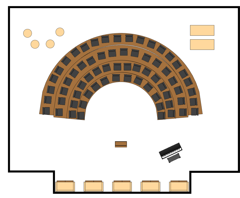 Example Image: Band Room Seating Chart