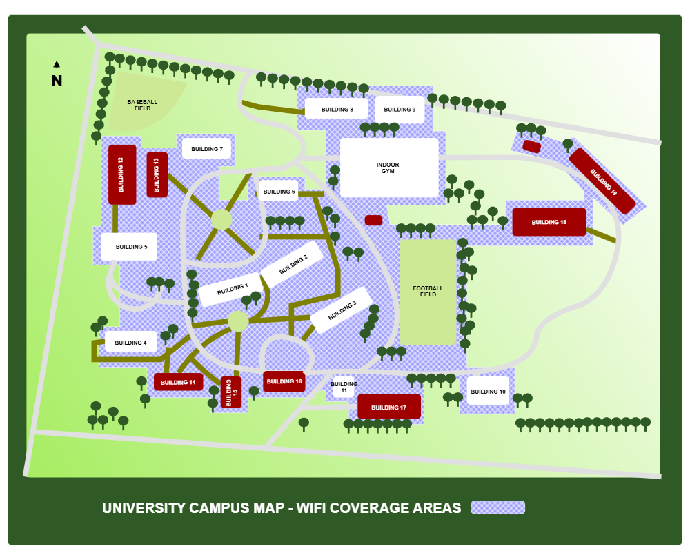 Example Image: Campus WiFi Map