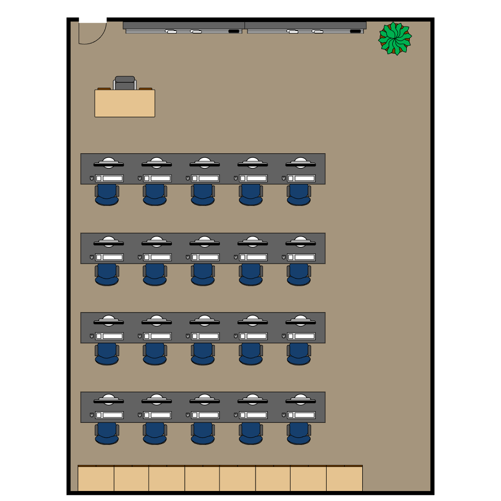 Example Image: Computer Class Seating Chart