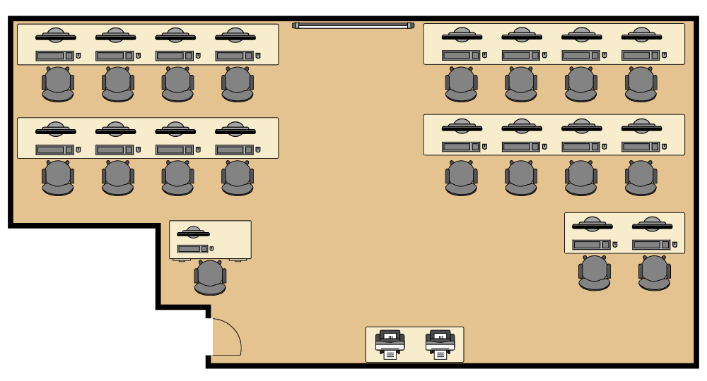 Example Image: Computer Lab Layout