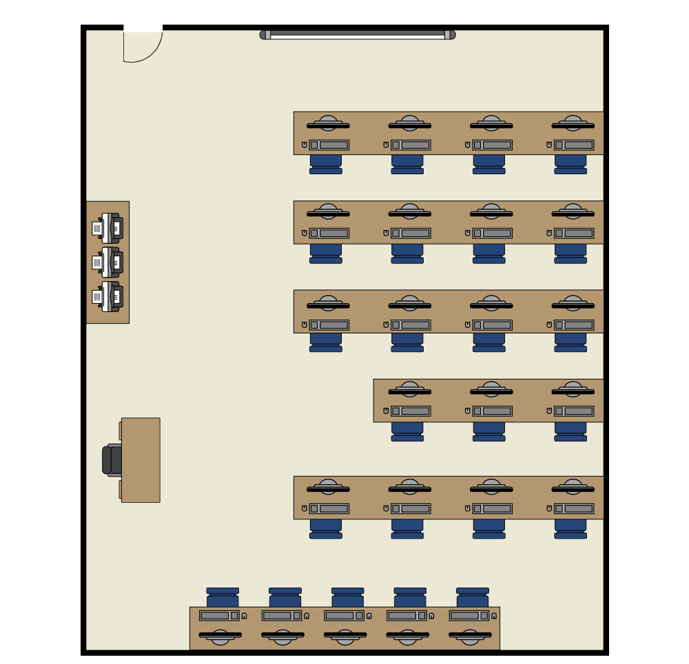 Example Image: Computer Lab Seating Chart