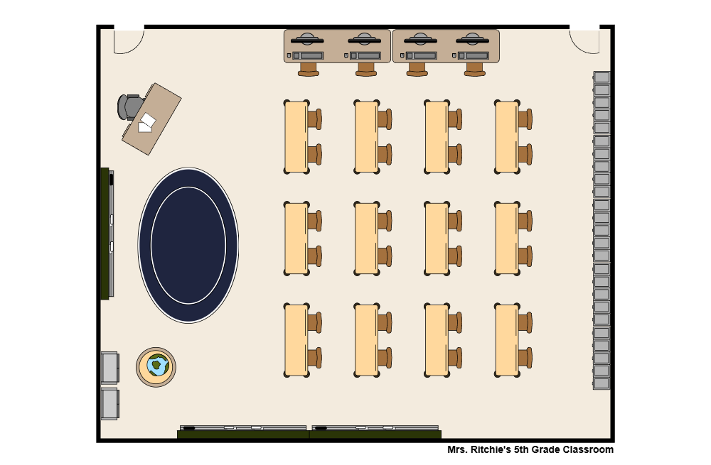 Example Image: Grade School Classroom Layout