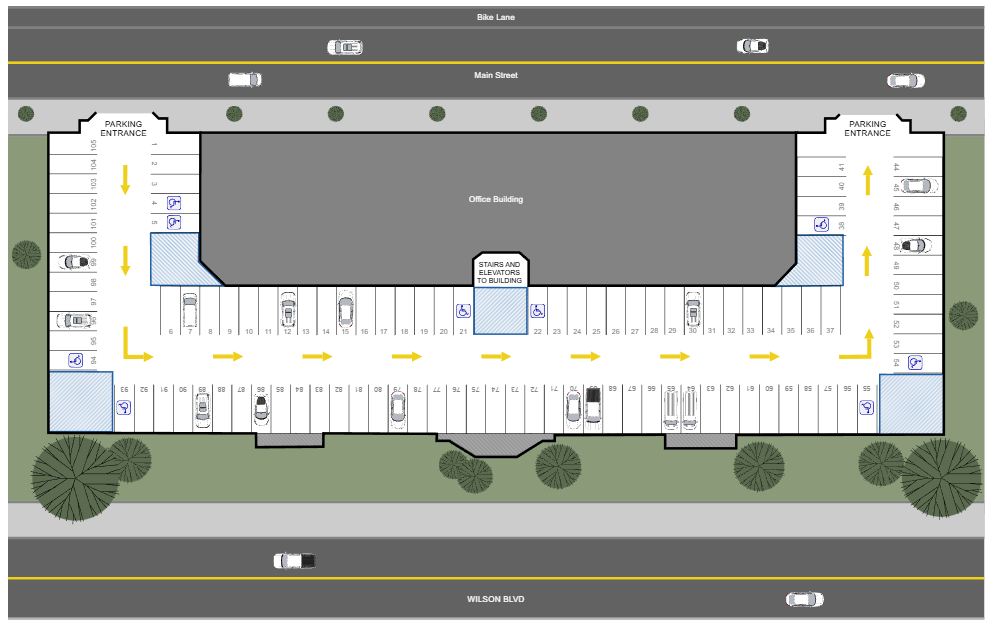 Example Image: Office Building Site Plan
