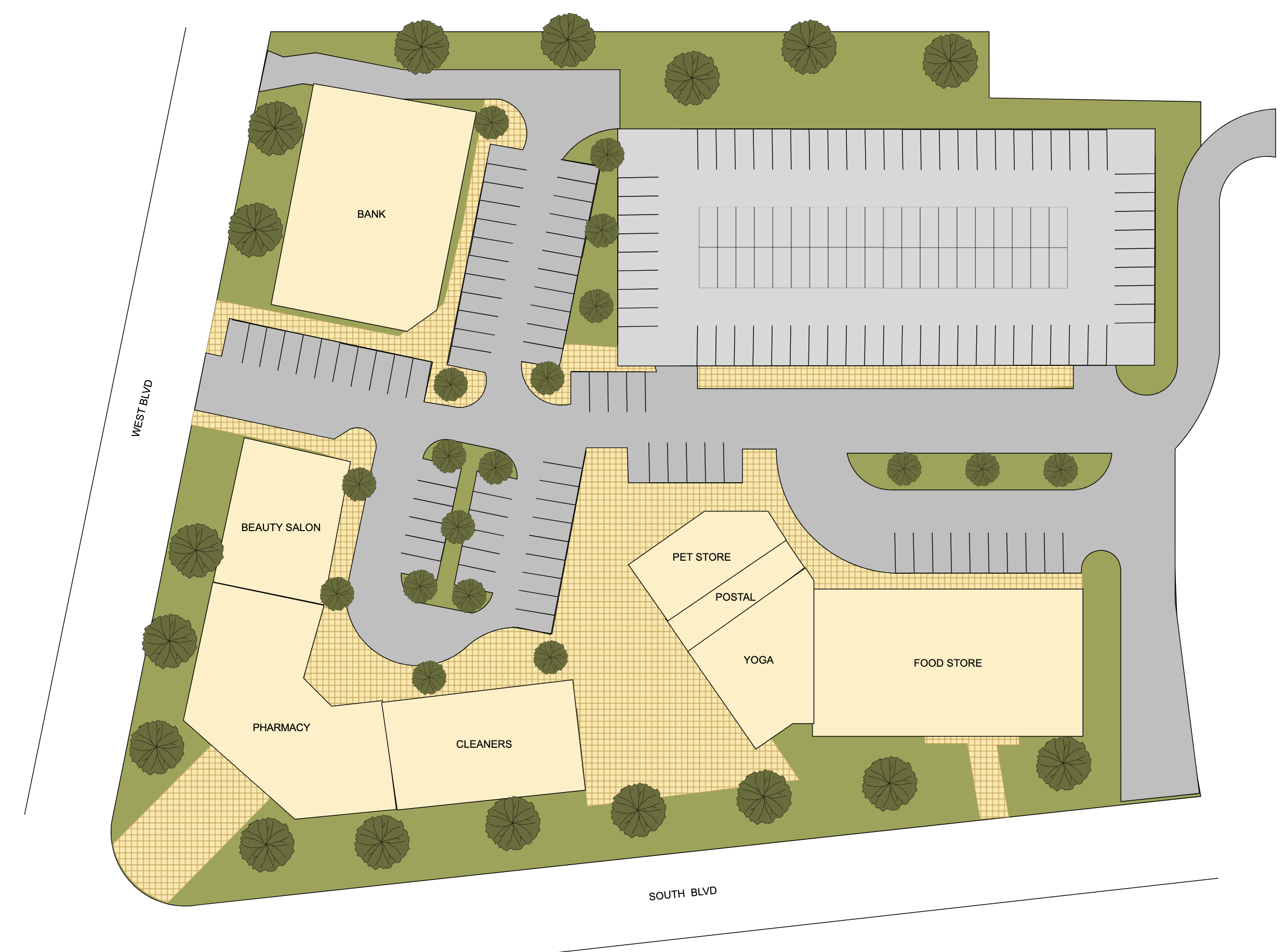Site plan example