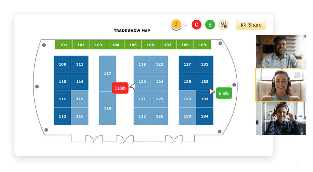 Collaborate on Trade Show plans