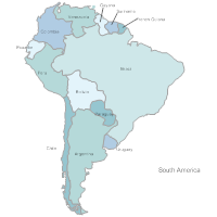 South America Map