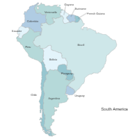 South America Map