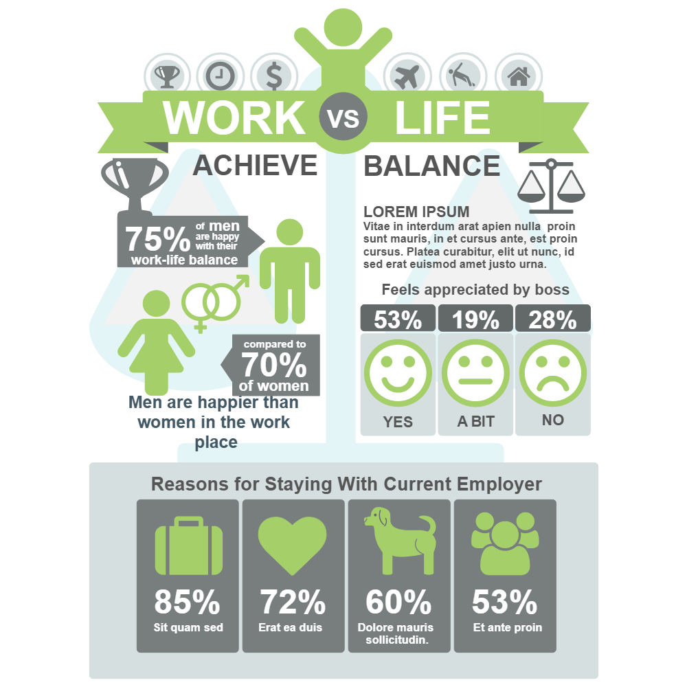 Example Image: Work Life Balance Infographic