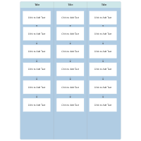 Grouped List - Horizontal