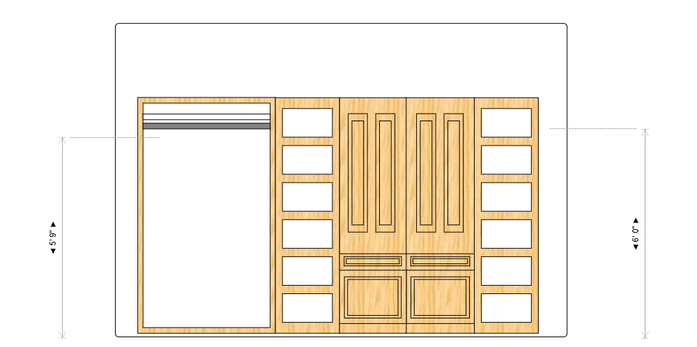 Example Image: Closet Design Plan