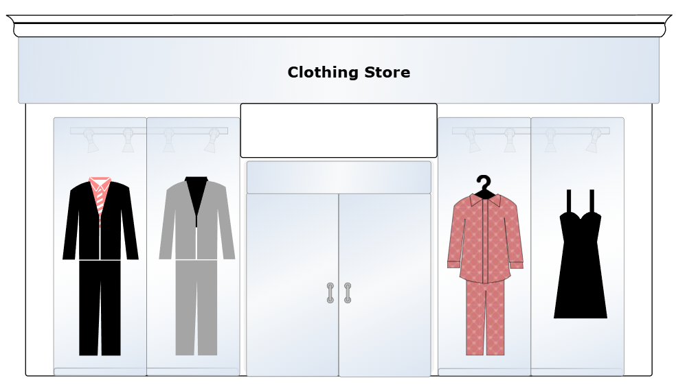 Example Image: Clothing Store Front