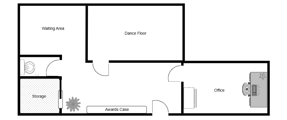 Example Image: Dance Studio Layout