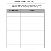 Opportunities Analysis