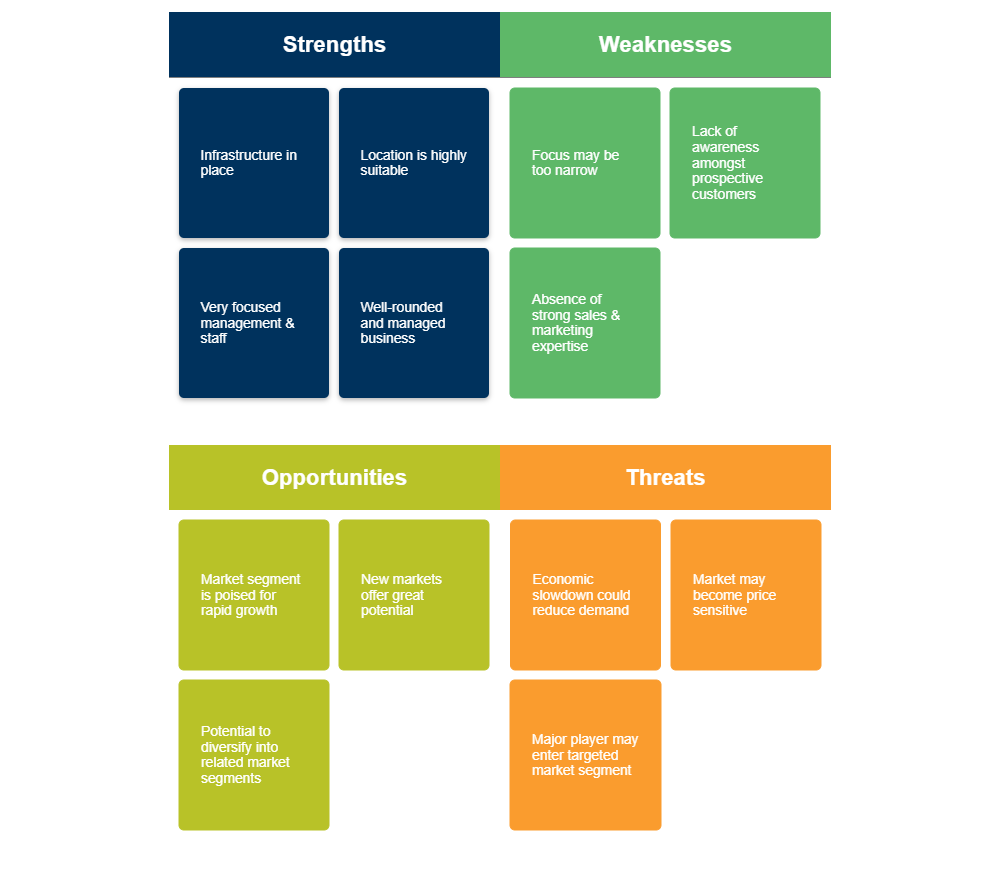 Example Image: Marketing SWOT Analysis