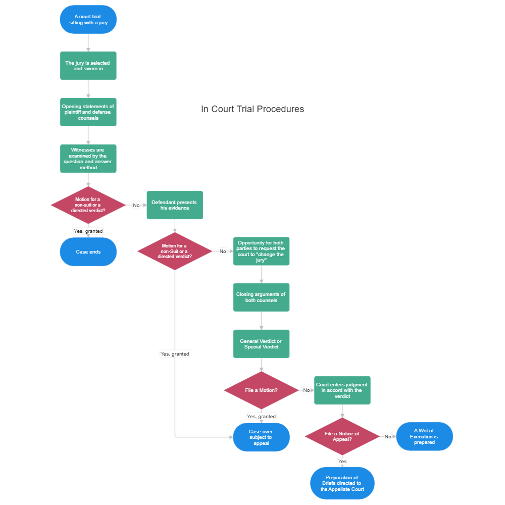 Example Image: In Court Trial Procedures