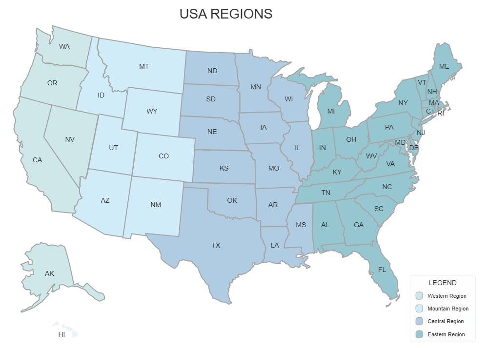 Example Image: USA Map