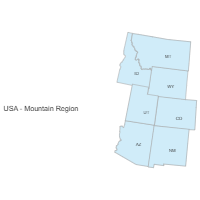 USA Region - Mountain
