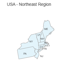 USA Region - Northeast