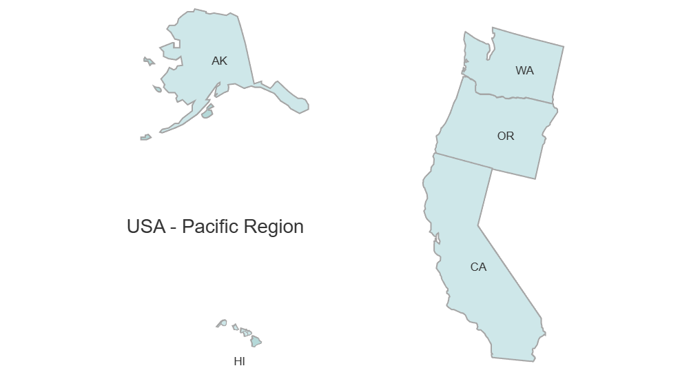 Example Image: USA Region - Pacific