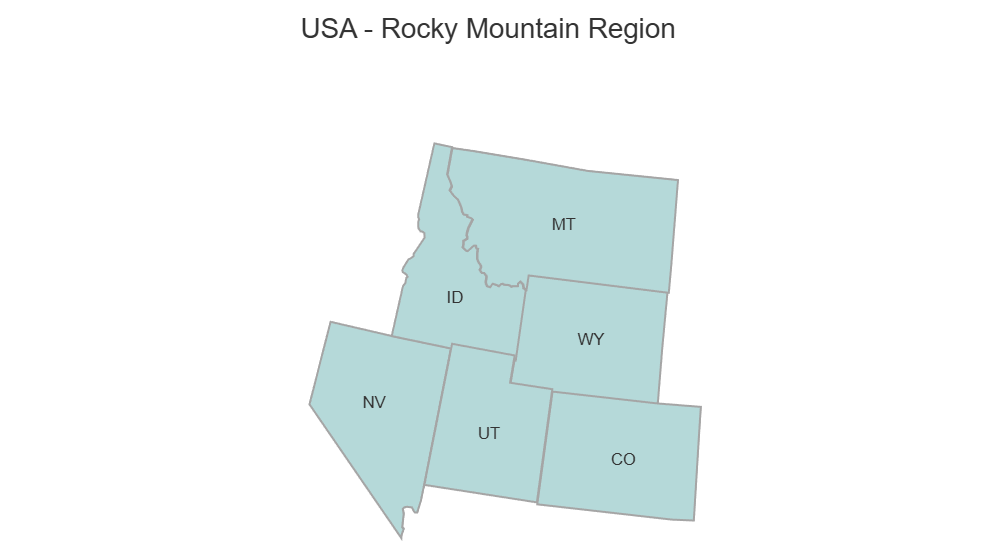 Example Image: USA Region - Rocky Mountain
