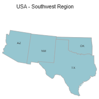 USA Region - Southwest