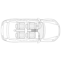 4-Door Compact Car - 1 (Elevation View)