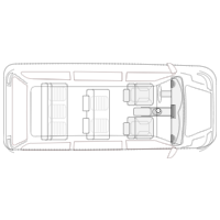 Minivan - 1 (Elevation View)