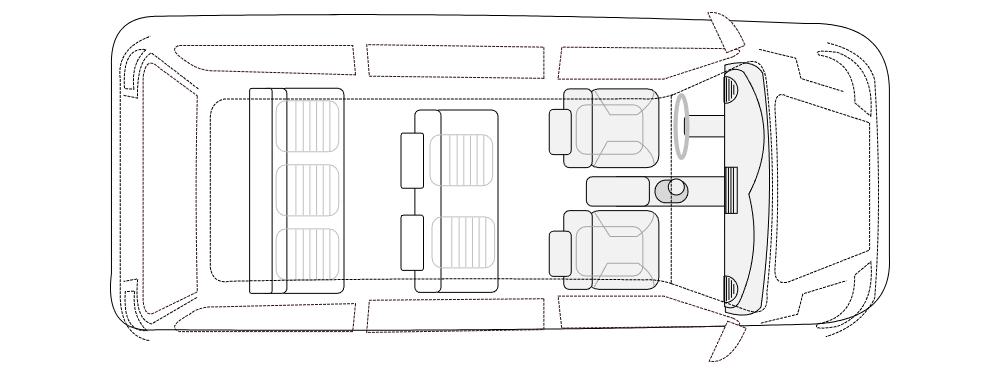 Example Image: Minivan - 1 (Elevation View)