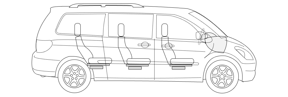 Example Image: Minivan - 1 (Side View)