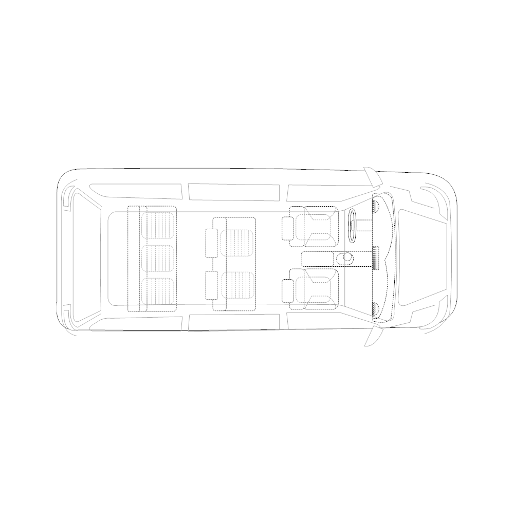 Example Image: Minivan - 2 (Elevation View)