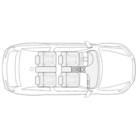 Vehicle Diagram - 2-Door Compact Car